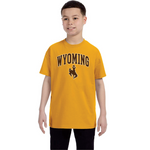 Wyoming Cowboys Youth Traditional T-Shirt - Gold