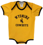 Wyoming Cowboys Infant Classic B/H Onesie- Gold/Brown