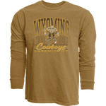 Wyoming Cowboys Pistol Pete L/S Tee - Cider