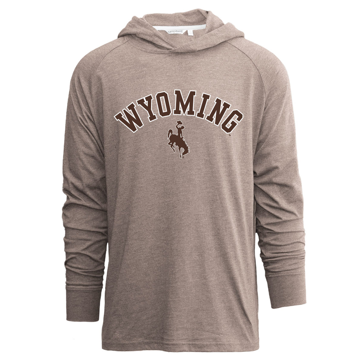 Wyoming Cowboys Boulevard L/S Hoody - Walnut