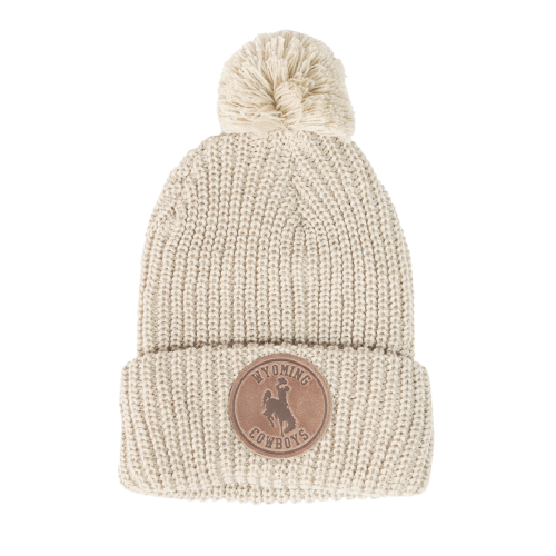 Wyoming Cowboys Women’s Reverse Weave Hooded SS – Silv. Grey