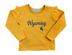 WYOMING B/H LS RUFFLE T