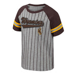 Wyoming Cowboys Toddler Baseball S/S Tee - Grey