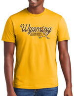 Wyoming Cowboys 2024 Gold Sports Specific Tee- Cowgirl Basketball