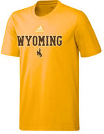 Wyoming Cowboys B/H Adidas S/S Tee - Gold