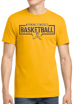 Wyoming Cowboys 2026 Gold Sports Specific S/S Tee - Cowg. Basketball