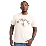 Wyoming Cowboys Baseline S/S Tee - Vintage White