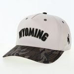 Wyoming Cowboys Camo Adjustable Hat - Stone