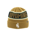 Wyoming Cowboys Camo Knit Beanie - Copper/Brown