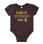 Wyoming Cowboys Cutest Fan Onesie - Brown