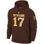Wyoming Cowboys Josh Allen Victory Sweatshirt- Brown