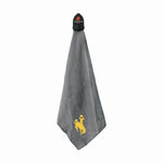 Wyoming Cowboys Magnetic Golf Towel - Grey