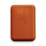 Wyoming Cowboys MagSafe Leather Wallet - Brown