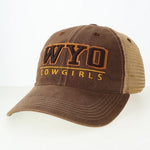 Wyoming Cowboys OFA Cowgirls Adjustable Hat - Brown