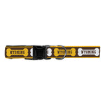 Wyoming Cowboys Pet Collar - Brown/Gold