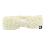 Wyoming Cowboys Script Wisp Headband - Ivory