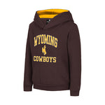 Wyoming Cowboys Toddler Judo Hooded Sweatshirt - Brown
