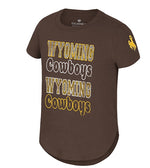 Wyoming Cowboys Toddler Repeat S/S Tee - Brown