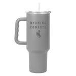 Wyoming Cowboys Tonal 40oz. Tumbler - Stone