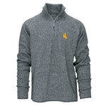 Wyoming Cowboys Trailblazer 1/4 Zip Jacket - Black Heather