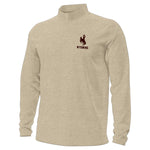 Wyoming Cowboys UA Motion 1/4 Zip Jacket - Taupe
