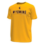 Wyoming Cowboys UA Tech Stretch S/S Tee - Gold