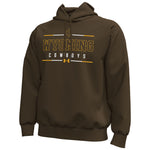 Wyoming Cowboys Under Armour Icon Hooded Sweatshirt - Brown
