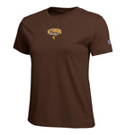 Wyoming Cowboys Women's Champion Core S/S Tee - Brown