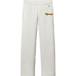Wyoming Cowboys Women's Reverse Fleece Sweatpants - Oatmeal