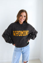 Wyoming Cowboys Women's Turtleneck Sweater - Brown