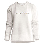 Wyoming Cowboys Women's Unity Crewneck - Oatmeal