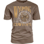 Wyoming Cowboys World Needs More Cowboys S/S Tee - Coffee Bean