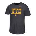 Wyoming Cowboys Youth Nike Legend S/S Tee - Anthracite