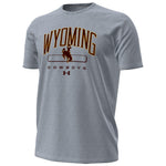 Wyoming Cowboys UA S/S Tee - Steel Heather