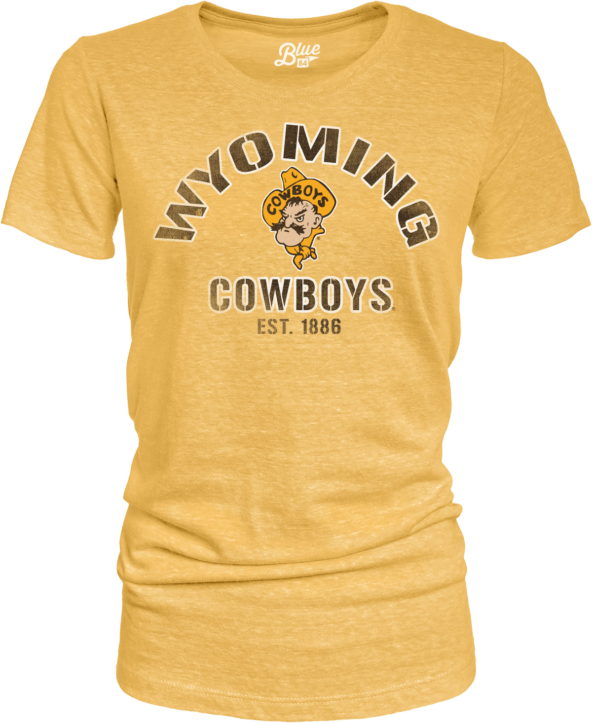 Wyoming Cowboys Women’s Reverse Weave Hooded SS – Silv. Grey
