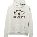 Wyoming Cowboys Women's Asym Hooded Sweatshirt - Oatmeal