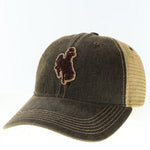 Wyoming Cowboys B/H Chenille Felt Adjustable Hat - Black