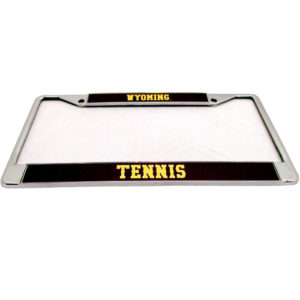 Wyoming Tennis License Plate Frame
