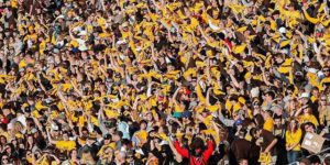 photo of large crowd at Wyoming sporting event