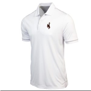 wyoming cowboys mens polo