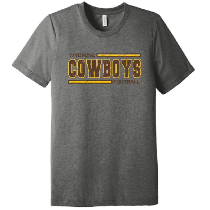 wyoming cowboys football tee | University of Wyoming Clothing | Brown ...