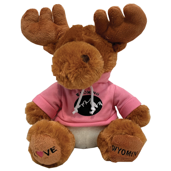 pink moose stuffed animal