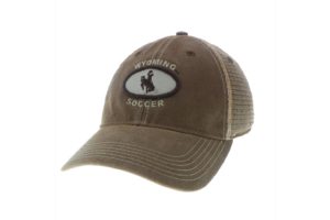 wyoming cowboys soccer adjustable hat