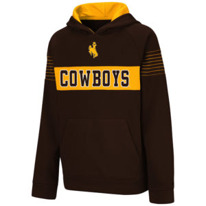 wyoming cowboys youth hoodie