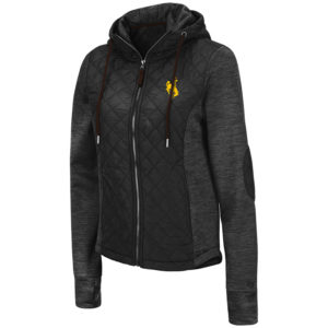 wyoming cowboys women's full zip jacket