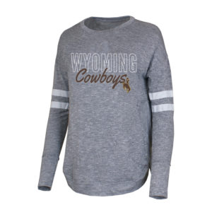 wyoming cowboys women's long sleeve tee