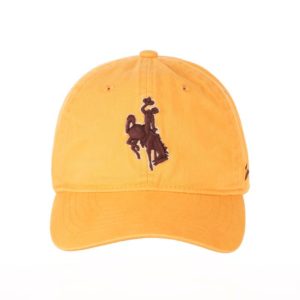 wyoming cowboys bucking horse adjustable hat