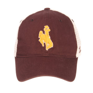 wyoming cowboys bucking horse adjustable hat