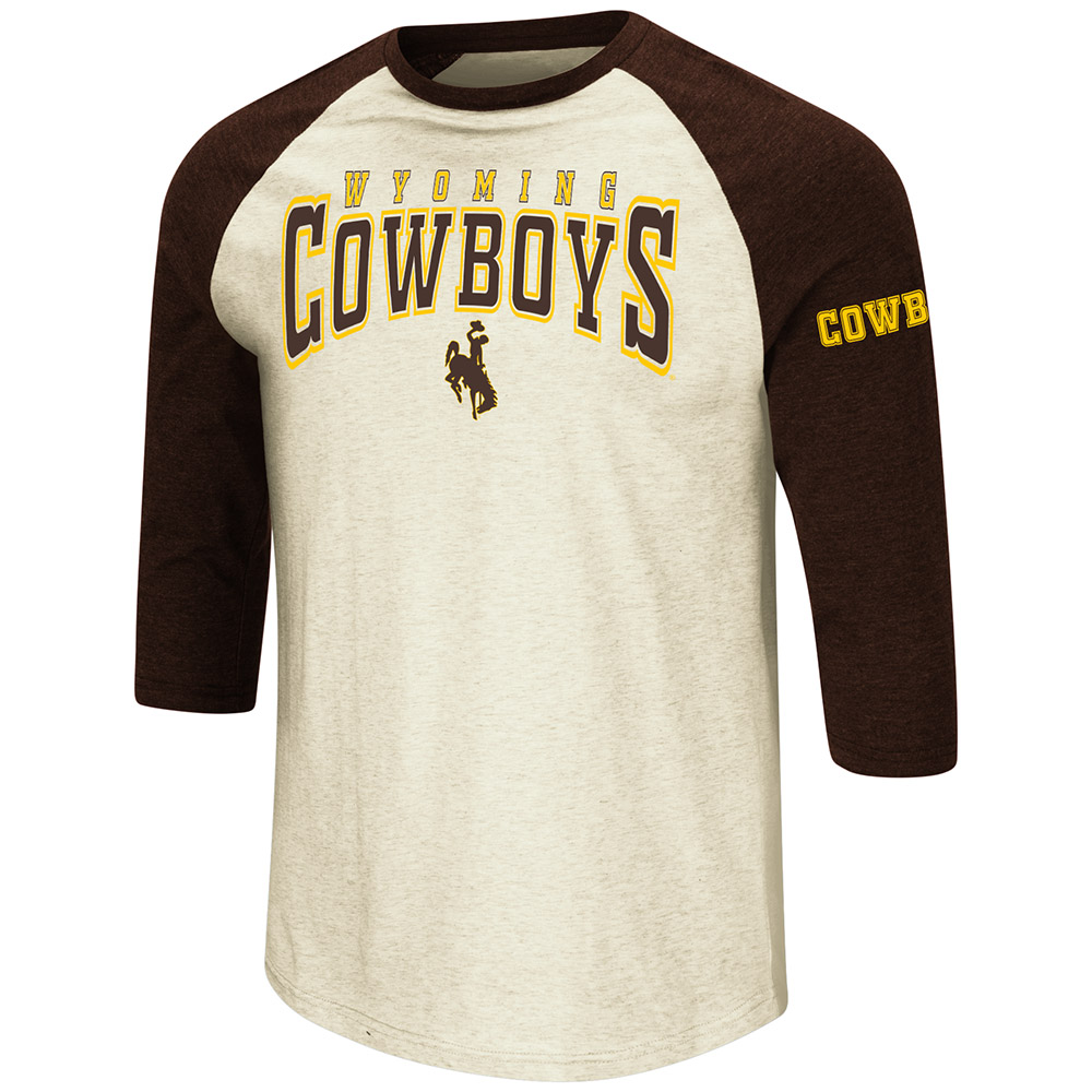 Wyoming Cowboys Traditional Long Sleeve T-Shirt - Gold