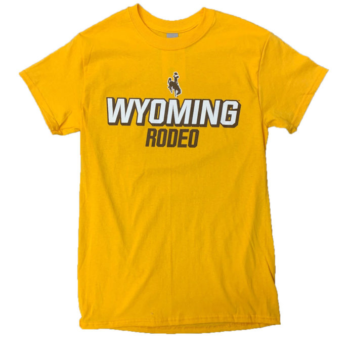 Wyoming Cowboys 2019 Rodeo Tee – Gold
